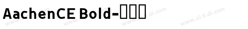 AachenCE Bold字体转换